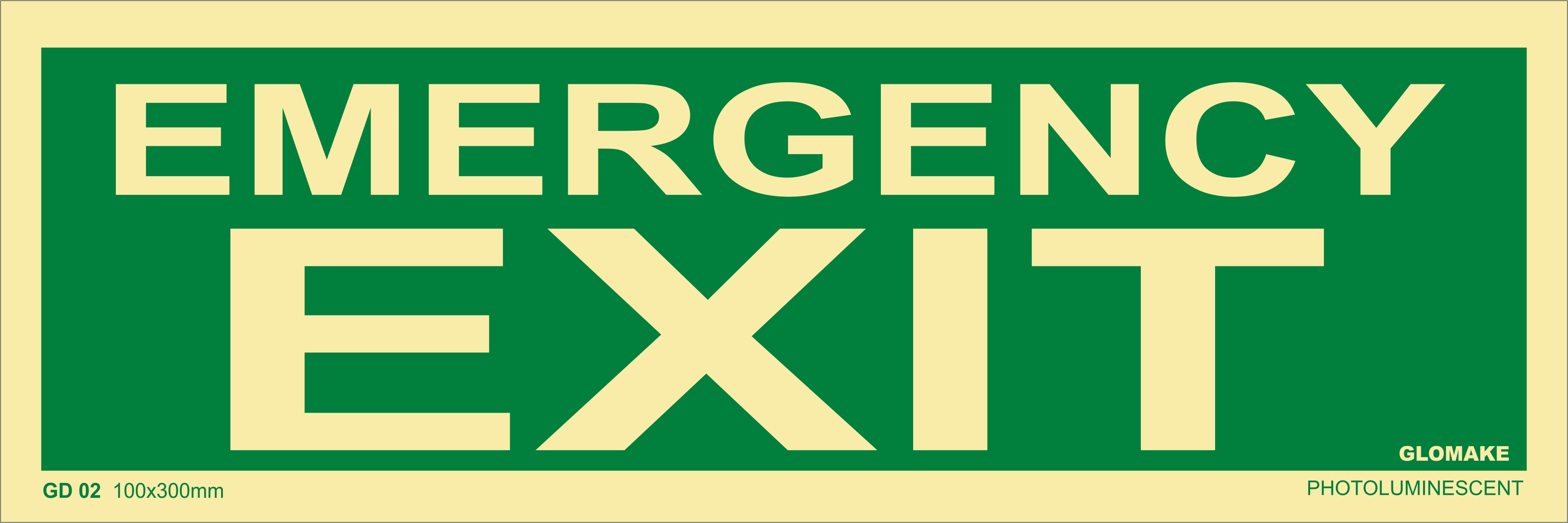 EMERGENCY EXIT 
(GD 02)